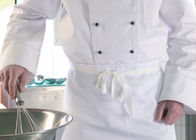 Il cappotto doppio-petto 100% del cuoco unico della saia del cotone/anti cuoco unico professionista di Pilling ricopre