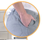 Pantaloni a strisce molli dei cuochi unici del tessuto di usura del lavoro del ristorante di resistenza di Pilling