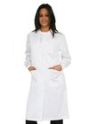 Il lavoro medico di misura esile classica uniforma il cappotto bianco del laboratorio in popeline e saia eccellente