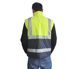alta maglia Comforable di sicurezza di visibilità di 300D Oxford con le maniche staccabili
