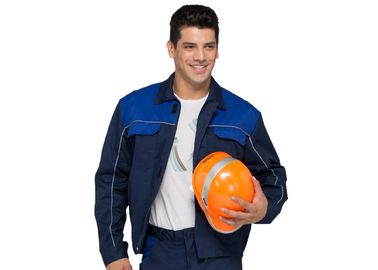 Il rivestimento degli uomini industriali molli, rivestimento funzionante luminoso di sicurezza con la cintura regolabile