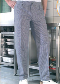 Pantaloni a strisce molli dei cuochi unici del tessuto di usura del lavoro del ristorante di resistenza di Pilling