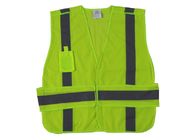 Alte uniformi del lavoro di visibilità di protezione, maglia standard di sicurezza della maglia En20471 riflettente 