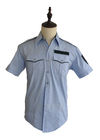 Le uniformi professionali rapidamente asciutte del lavoro lungamente/breve polizia delle maniche uniformano la camicia