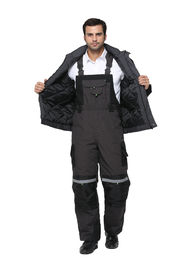 Abbigliamento caldo industriale degli abiti da lavoro di inverno con la vita elastica ed i ganci regolabili